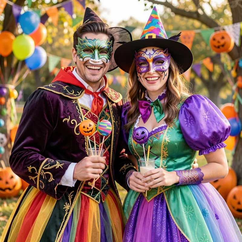 Déguisement d'Halloween en couple